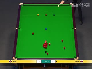 2024斯诺克大师赛阿里·卡特6-3马克·艾伦20240113（李照）