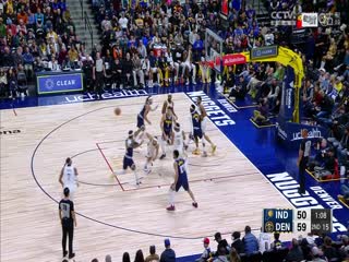 NBA常规赛步行者VS掘金20240115