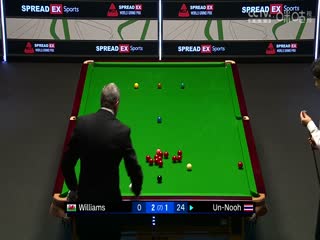 2024斯诺克世界大奖赛马克·威廉姆斯4-3塔猜亚20240116