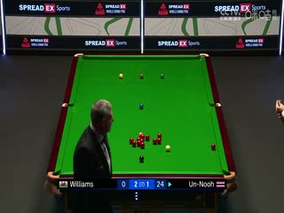 2024斯诺克世界大奖赛马克·威廉姆斯4-3塔猜亚20240116（李照）