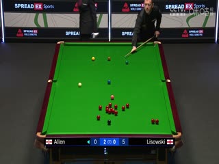 2024斯诺克世界大奖赛马克·艾伦4-2利索夫斯基20240117