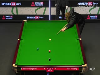 2024斯诺克世界大奖赛诺鹏·桑坎姆4-1肖国栋20240117