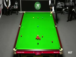 2024斯诺克世界公开赛资格赛多米尼克·戴尔5-3傅家俊20240122（李照）