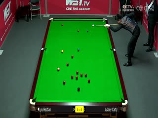 2024斯诺克世界公开赛资格赛吕昊天5-2阿什利·卡蒂20240123