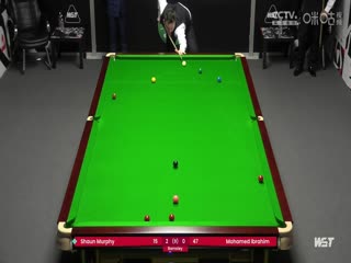 2024斯诺克世界公开赛资格赛肖恩·墨菲5-0默罕默德·易卜拉欣20240123（李照）