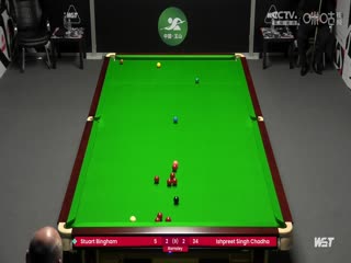2024斯诺克世界公开赛资格赛斯图尔特·宾汉姆3-5伊什普利特·辛格·查达20240124