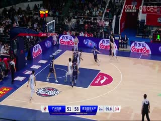 CBA常规赛第34轮广州龙狮VS青岛国信水产20240125（现场原声）