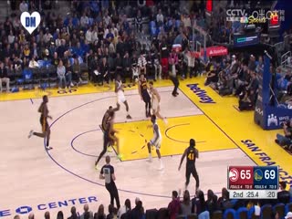 NBA常规赛老鹰VS勇士20240125