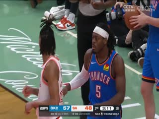 NBA常规赛雷霆VS马刺20240125