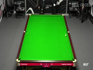 2024斯诺克威尔士公开赛资格赛斯蒂芬·亨德利2-4罗斯·缪尔20240125