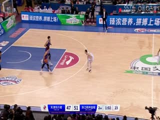 CBA常规赛第35轮天津先行者VS浙江稠州金租20240126（金哲豪）