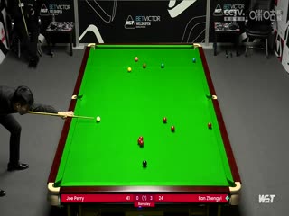 2024斯诺克威尔士公开赛资格赛乔·佩里2-4范争一20240127