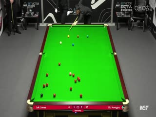 2024斯诺克威尔士公开赛资格赛杰克·琼斯4-3刘宏宇20240127