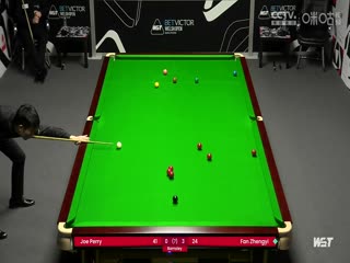 2024斯诺克威尔士公开赛资格赛乔·佩里2-4范争一20240127（李照）