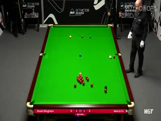 2024斯诺克威尔士公开赛资格赛斯图尔特·宾汉姆1-4傅家俊20240126