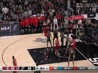 NBA常规赛开拓者VS马刺20240127