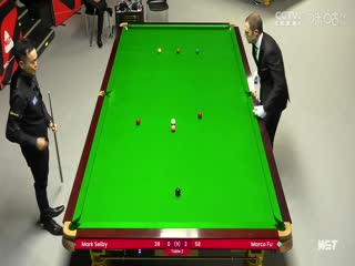 2024斯诺克德国大师赛资格赛马克·塞尔比1-5傅家俊20240129（李照）