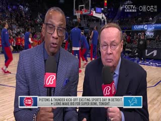 NBA常规赛雷霆VS活塞20240129