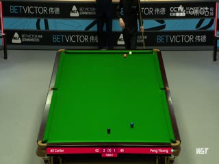 2024斯诺克德国大师赛阿里·卡特5-1彭奕淞20240130