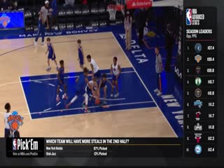 NBA常规赛爵士VS尼克斯20240131