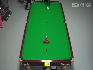 2024斯诺克德国大师赛朱利安·勒克莱尔2-5瑞恩·戴20240201