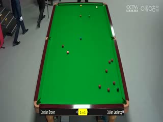 2024斯诺克德国大师赛朱利安·勒克莱尔5-1乔丹·布朗20240131