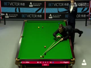 2024斯诺克德国大师赛马克·艾伦2-5约翰·希金斯20240201