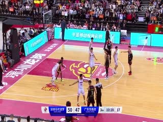 CBA常规赛第38轮深圳马可波罗VS广东华南虎20240203（李嘉伟）