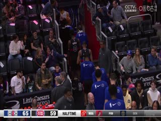 NBA常规赛快船VS活塞20240203