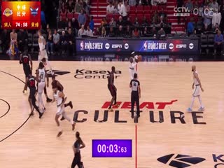 NBA常规赛湖人VS黄蜂20240206