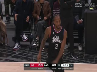 NBA常规赛鹈鹕VS快船20240208