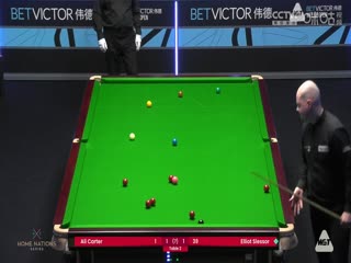 斯诺克威尔士公开赛阿里·卡特1-4艾利奥特·斯莱瑟20240212