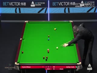 斯诺克威尔士公开赛凯伦·威尔逊4-3阿什利·卡蒂20240212