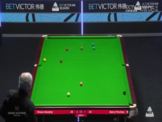 斯诺克威尔士公开赛肖恩·墨菲3-4巴里·平奇斯20240212（李照）