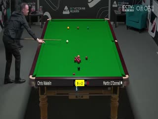 斯诺克威尔士公开赛克里斯·沃克林1-4马丁·奥唐奈20240213