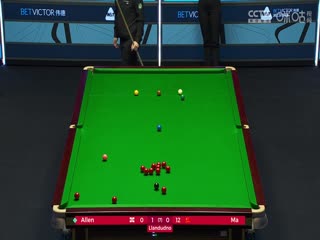 斯诺克威尔士公开赛马克·艾伦4-0马海龙20240213