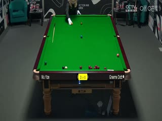 斯诺克威尔士公开赛吴宜泽2-4格雷姆·多特20240214（李照）