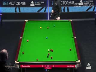 斯诺克威尔士公开赛张安达1-4杰克·琼斯20240214