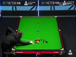 斯诺克威尔士公开赛马克·艾伦4-1斯佳辉20240214（李照）