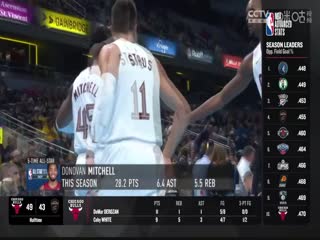 NBA常规赛公牛VS骑士20240215