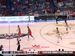 NBA常规赛奇才VS鹈鹕20240215