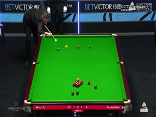 斯诺克威尔士公开赛丹尼尔·威尔斯2-4傅家俊20240215（李照）