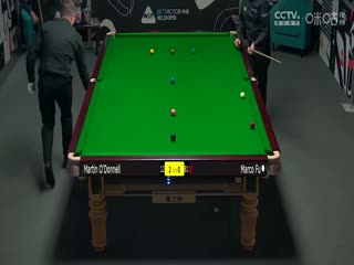 斯诺克威尔士公开赛傅家俊2-4马丁·奥唐奈20240215