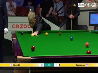 斯诺克杰克·利索夫斯基10-7诺鹏·桑坎姆20230419（第一阶段）（台球最TOP）