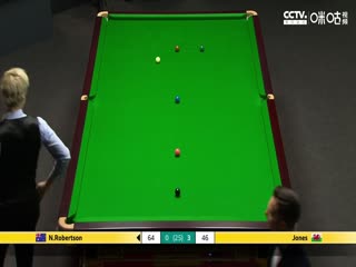 斯诺克杰克·琼斯13-7尼尔·罗伯逊20230422（第一阶段）（黑8）