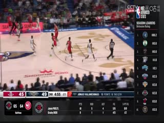 NBA常规赛骑士VS76人20240224