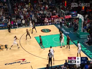 NBA常规赛骑士VS奇才20240226