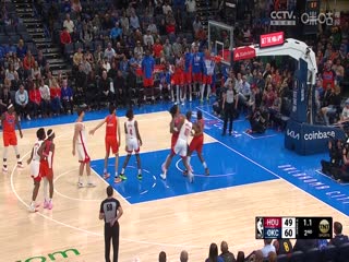 NBA常规赛火箭VS雷霆20240228