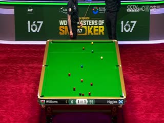 2024斯诺克利雅得世界大师赛马克·威廉姆斯2-4希金斯20240304