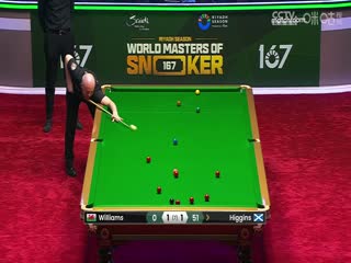 2024斯诺克利雅得世界大师赛马克·威廉姆斯2-4希金斯20240304（李照）